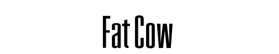Fat Cow Font Download Free